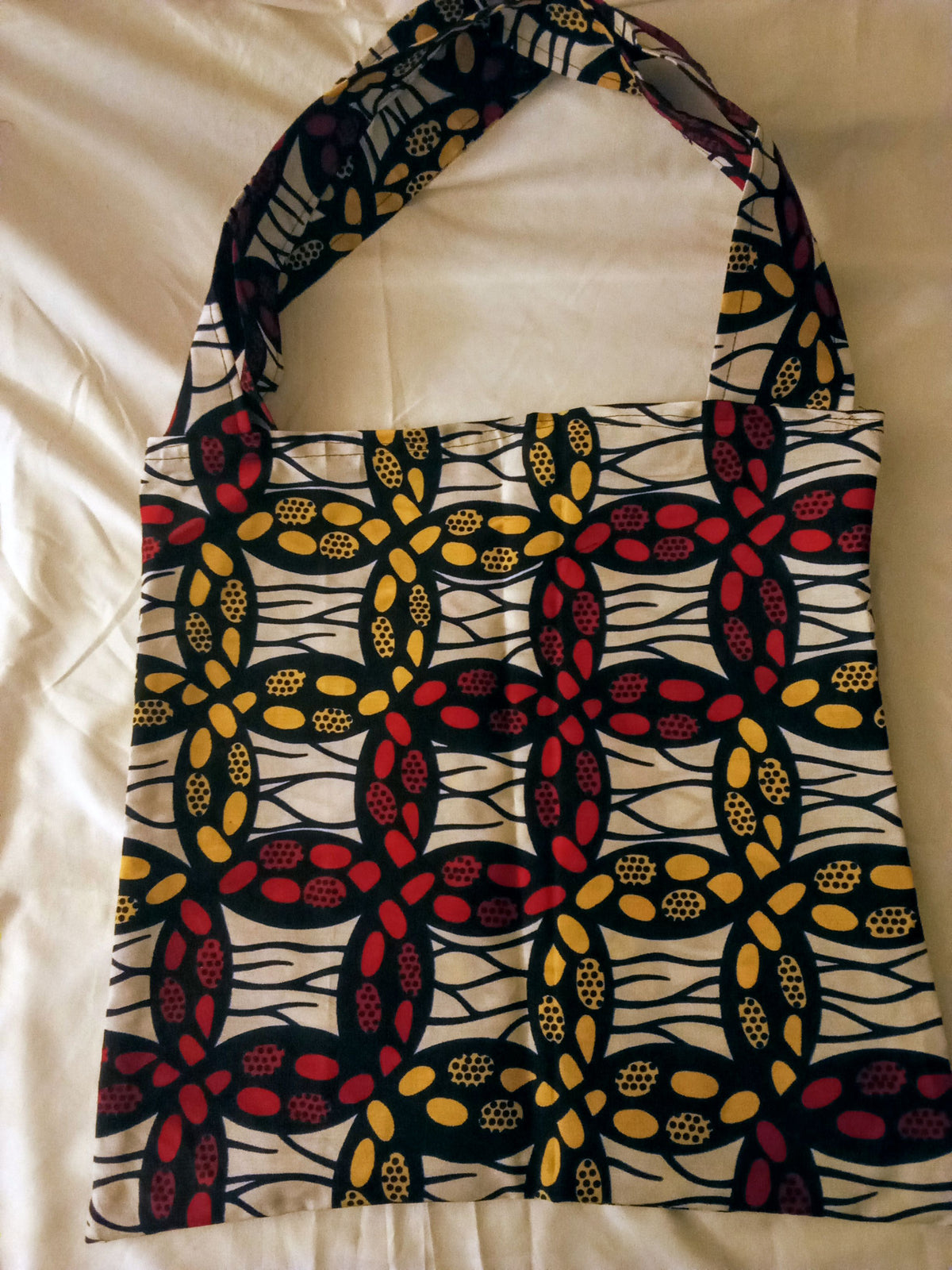 Moyen tôte bag fleurs