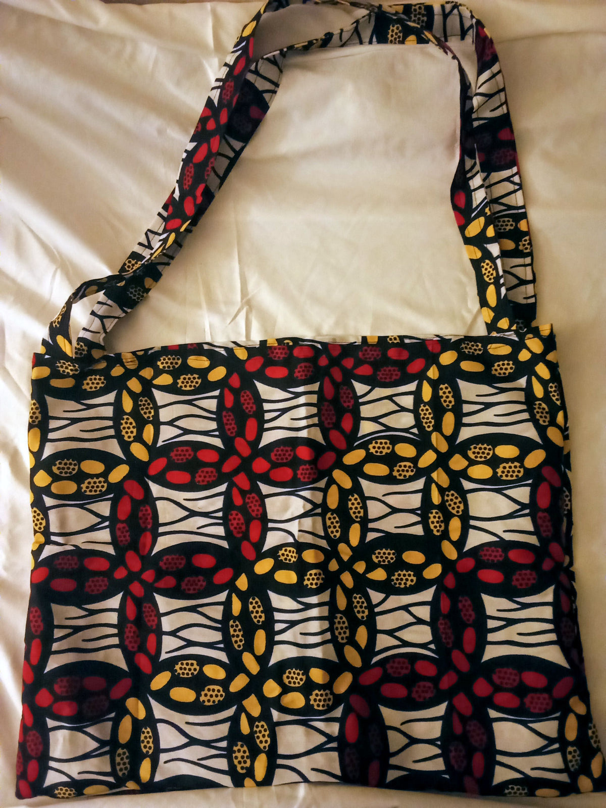 Grand tôte bag fleurs