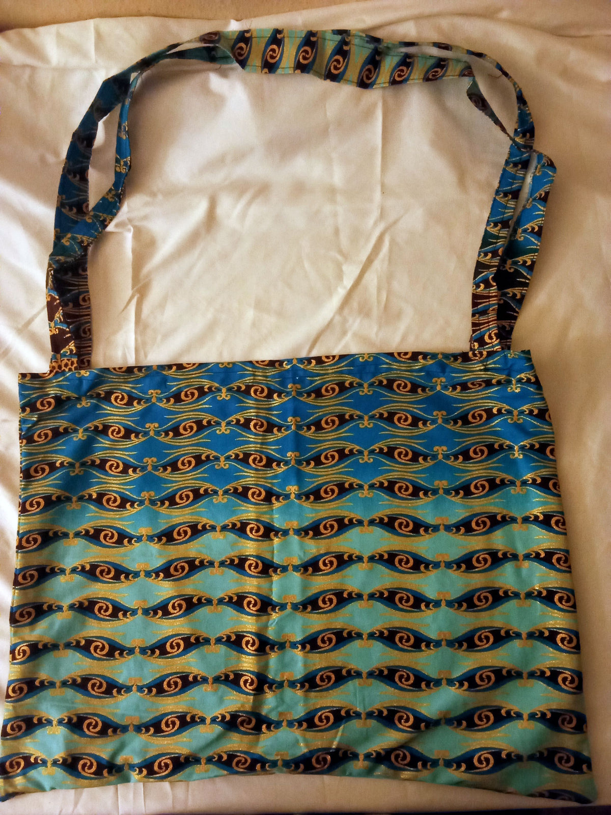 Grand tôte bag bleu